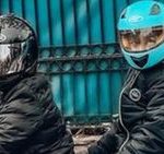 Yağmur Sarıoğlu oğlunu motosikletle gezdirdi